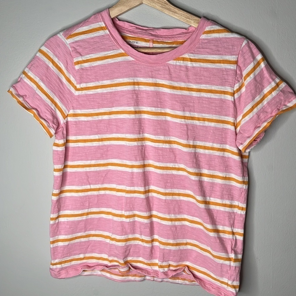 Women’s JCrew Factory Pink Large Boyfriend Tee